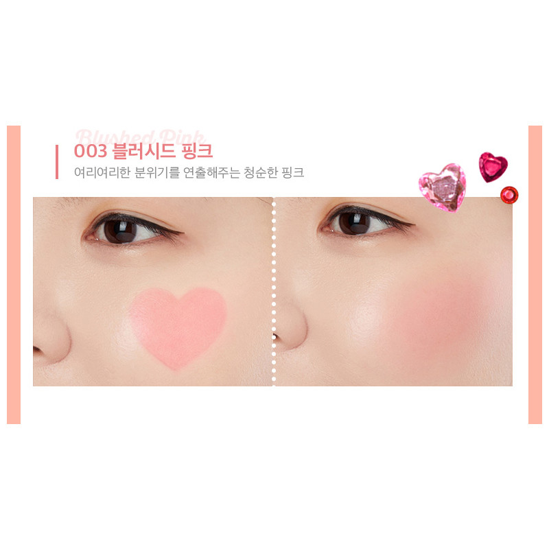 heart stamp blusher